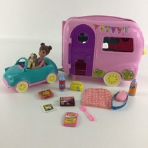 Barbie Club Chelsea Doll Camper Playset Convertible Accessories 2018 Mat... - $39.55
