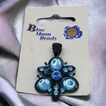 Blue moon beads pendant - $15.00