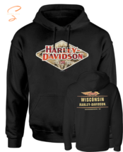 NEW! Harley-Davidson Unisex 120th Anniversary Diamond Hooded Pullover Sw... - £29.72 GBP+
