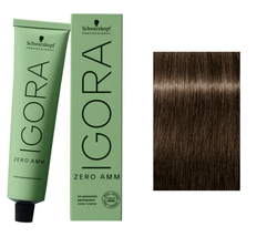 Schwarzkopf IGORA ZERO AMM Hair Color, 4-0 Medium Brown Natural  - $19.16