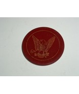 Vintage Poker Chip Eagle Early 1900&#39;s Clay or Clay Composite Bakelite? - $168.15 MXN