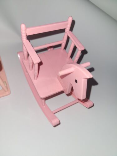 BOUNCIN BABIES Galoob Deluxe Baby Pink Playset Replacement High chair Walker ‘88 - £15.69 GBP