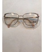 Vintage New W. German Collection2000 Eyeglass Frames Pink &amp; Gold 50’s Gl... - $604.67 MXN