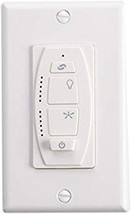 Kichler 370036Whtr Accessory 6-Speed Dc Wall Transmitter, White, Not Painted - £63.62 GBP