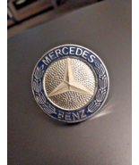Mercedes Benz Grill Badge - 201 - Bonnet Emblem - Silver Blue Star Laure... - $27.38 CAD