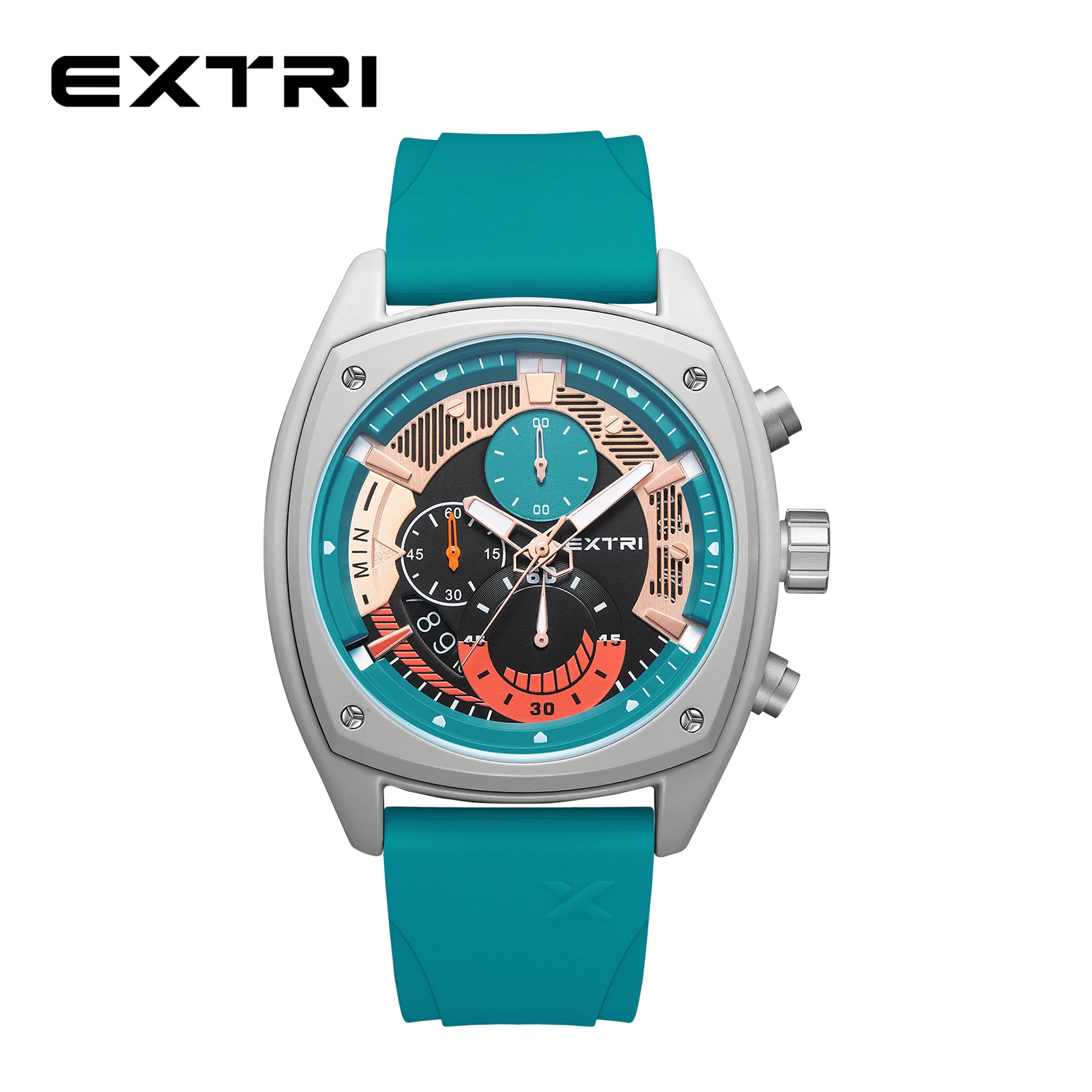 Watch Extri Fashion Pink Color  for Men     Watch ?Waterproof Timepieces WristWa - $91.87