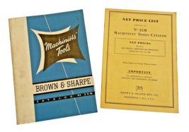 Catalog Brown &amp; Sharpe Machinists&#39; Tools # 35M 96 Pages Plus Price List Vtg 1952 - £30.04 GBP