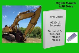 John Deere 992D-LC Excavator Technical &amp; Operation Test Manual Set See Desc. - £34.16 GBP