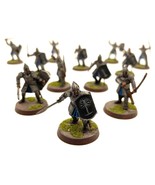 Warriors of Minas Tirith 12 Painted Miniature Gondor Guard Middle-Earth - £90.86 GBP