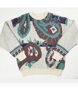 VTG Abstract Geometric Artsy Pullover Sweater - £18.17 GBP