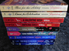 Harlequin Silhouette Gina Wilkins Gina Ferris lot of 9 Contemporary Romance - £14.46 GBP