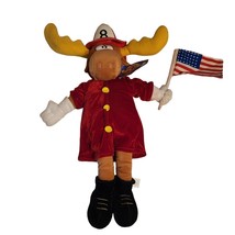 The Adventures Of Rocky &amp; Bullwinkle &amp; Friends 18 in Fireman Plush 2002 - £19.25 GBP