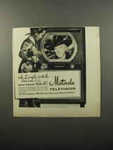 1950 Motorola Television Advertisement - William Boyd as Hopalong Cassidy - £14.78 GBP