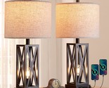 Touch Control Table Lamps Set Of 2 With Usb Ports, 3-Way Dimmable Bedsid... - $169.99