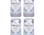 4 CRYSTAL Deodorant Mineral Deodorant Stick 1.5 Ounce Ea, Unscented Stic... - £15.71 GBP