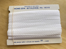 40+ Yards Delicate Lace Trim Edging Fabic Home-Sew White for Doll Clothe... - £7.74 GBP