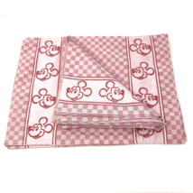 90s Mickey Mouse Checkered Placemats &amp; Napkins Disney Parks Retro Diner ... - £13.58 GBP