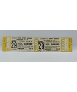Lot Of 2 Neil Diamond Concert Tickets  Pair 4/29/76 Grand Ole Opry Nashv... - $565.28 MXN