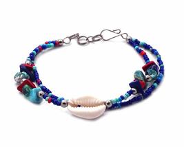 Mia Jewel Shop Natural Seashell Chip Stone Seed Beaded Multi Strand Bracelet - W - $14.84