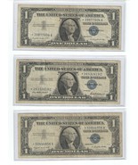 3 - 1957 $1 Dollar Silver Certificate Star Notes - £18.13 GBP