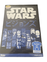 New Funko Pop Mens Black Blue Star Wars Visions Japanese Anime Manga Tee Medium - $19.64