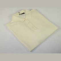 Mens PRINCELY Soft Merinos Wool Sweater Knits Lightweight Polo 1011-40 Ivory image 6