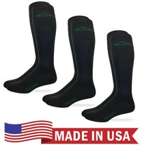 Drake Mens Liner Moisture Wicking Seamless Over the Calf Boot Socks 3 Pa... - $21.99