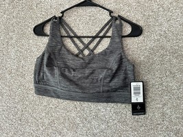 Torrid Active Gray Strappy Sports Bra Light Support Size M/L (00) - $29.99