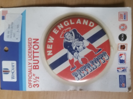 90s New England Patriots 3 1/2 in Button Wincraft - $9.99