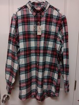 NWT RedHead Flannel Shirt Mens Large Tall Button Up Plaid Lumberjack Lon... - £14.94 GBP