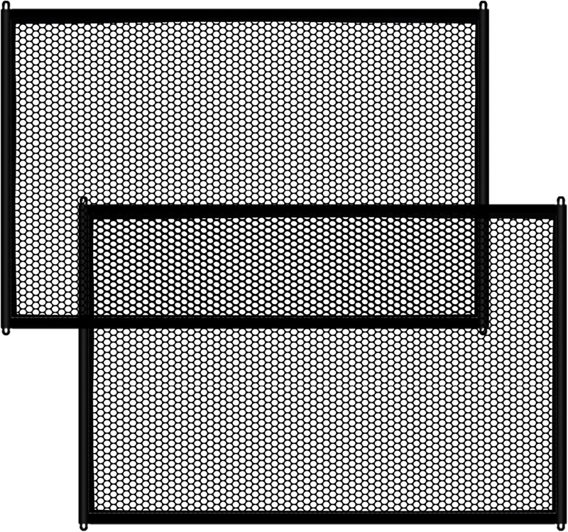2 Pack Dog Gate, Mesh Baby Gate, 43.3'' X 28.3'' Pet Gate for the House, No Dril Item image 12