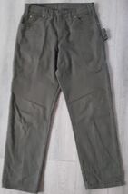 Dickies Carpenter Pants Mens 32x32 Green Heavy Canvas A2 - $21.52