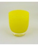 Glassybaby Votive Candle Holder Fearless Bright Yellow Pre-Triskelion St... - £114.80 GBP