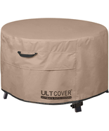 FIRE PIT TABLE COVER Outdoor Waterproof Patio Patio Round 40x20 Inch ULT... - £31.82 GBP