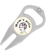 Moms Pills Golf Ball Marker Divot Repair Tool Bottle Opener - $218.10 MXN