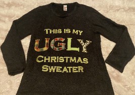 ugly christmas sweater medium spell out - $16.82