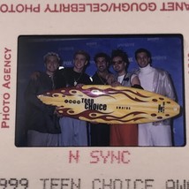 1999 NSYNC Justin Timberlake Joey Fatone Lance Bass Photo Transparency Slide - £7.49 GBP