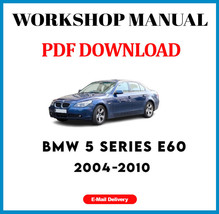 BMW 5 SERIES E60 2005 2006 2007 2008 2009 2010 SERVICE REPAIR WORKSHOP M... - £6.15 GBP