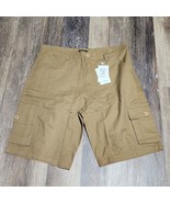 Wantdo Cargo Shorts Men&#39;s 6 Pocket Khaki Tan Brown Canvas Shorts Size 36... - $11.64