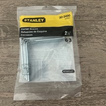 New In Package Stanley Corner Braces 2.5&quot; 30-3330 DP997 63mm 4 In Pack - $10.96 CAD