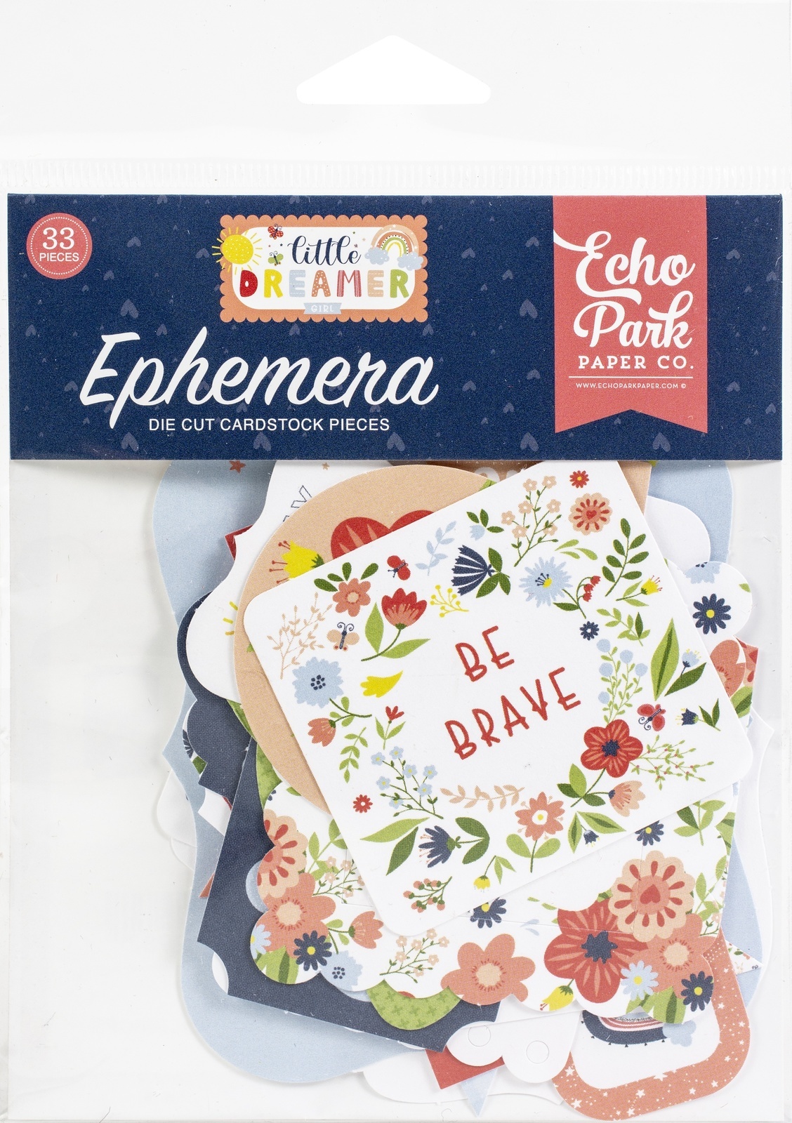 Echo Park Cardstock Ephemera 33/Pkg-Icons, Little - £6.51 GBP