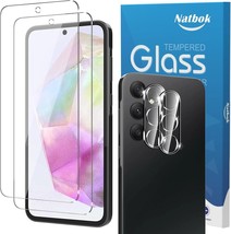 2 2 Pack for Samsung Galaxy A35 5G Screen Protector with Camera Lens Protector F - $14.16