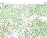 Platoro, Colorado 1967 Map Vintage USGS 15 Minute Quadrangle Topographic - $21.99