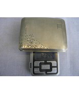 Antique 900 Silver Cigar Box Gold Plated - $950.80 CAD
