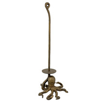 Bronze Cast Iron Octopus Paper Towel Holder Kitchen Bathroom Home Decor - $43.55