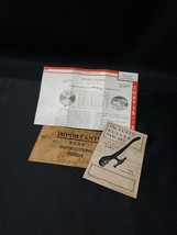 1945 The Curtis Buller Saw Set Tool Original Papers Only, Logging Lumber... - $19.64