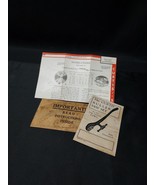 1945 The Curtis Buller Saw Set Tool Original Papers Only, Logging Lumber... - $26.94 CAD