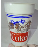 Kansas City Royals Enjoy Coke Plastic Cup 1992 Vintage Game Souvenir - $6.88