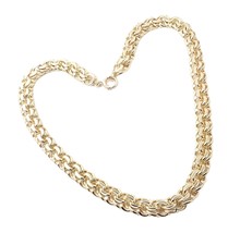 Rare! Vintage Authentic Tiffany &amp; Co 14k Yellow Gold Link Chain Necklace - £7,224.64 GBP