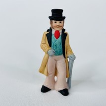 Vtg 1988 Lefton Colonial Village Mr. Notfel  #06735 Christmas Decor, 2.5&quot; Tall - £7.47 GBP